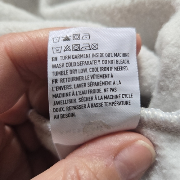 American Eagle Gray Zebra Print Legging Fit Crewneck Sweatshirt Oversized Medium - Picture 5 of 6